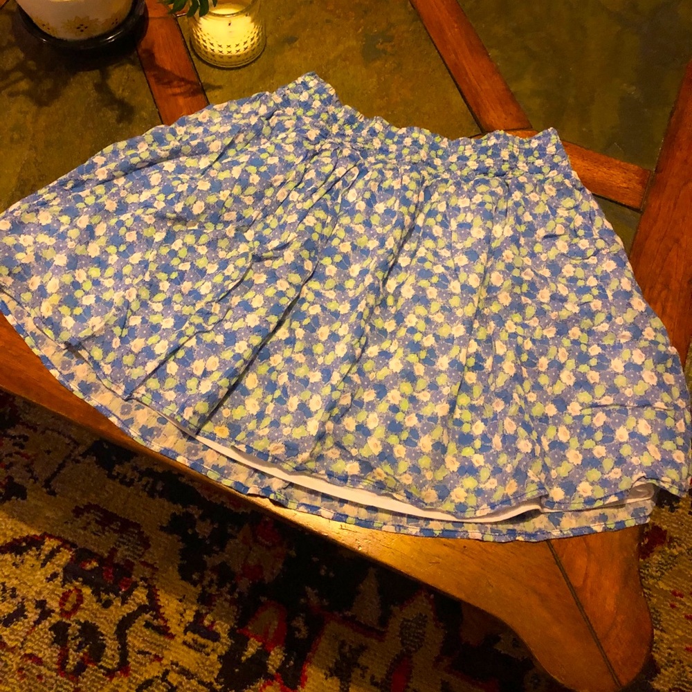 Short flowy skirt
